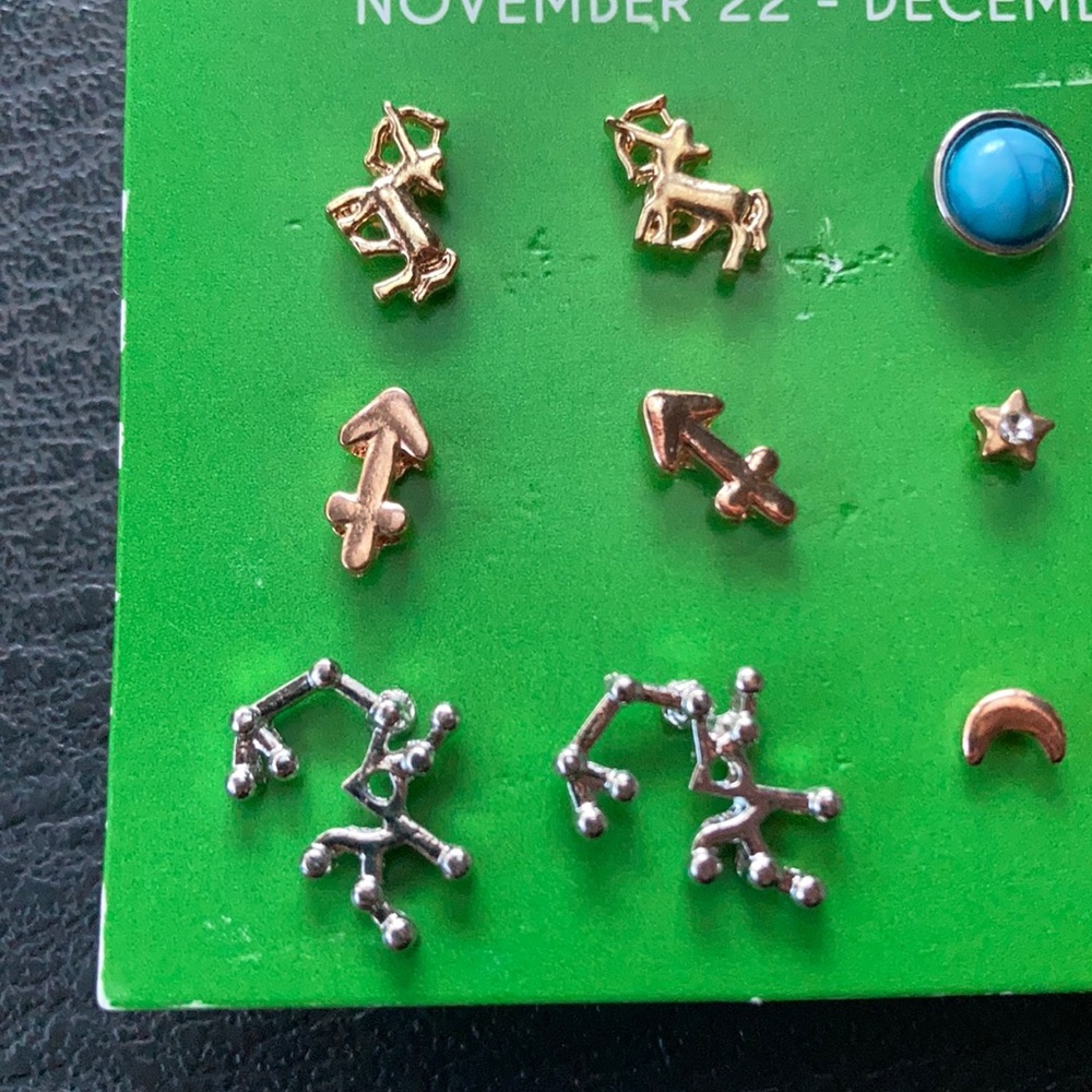 ⚜️6 Pairs of Sagittarius themed earrings! NWT! - Picture 2 of 3